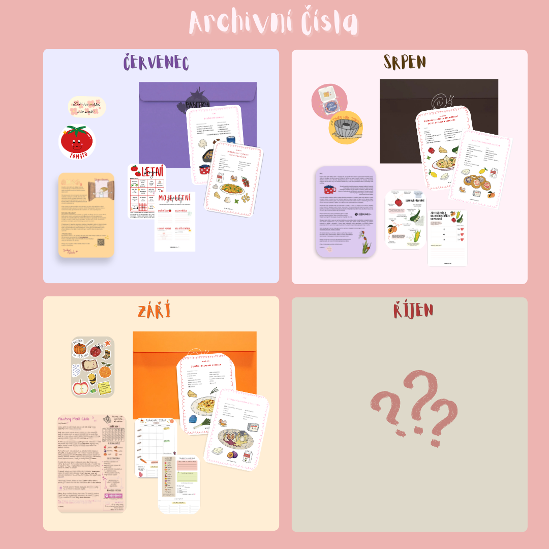 Archiv Pantry Mail Clubu